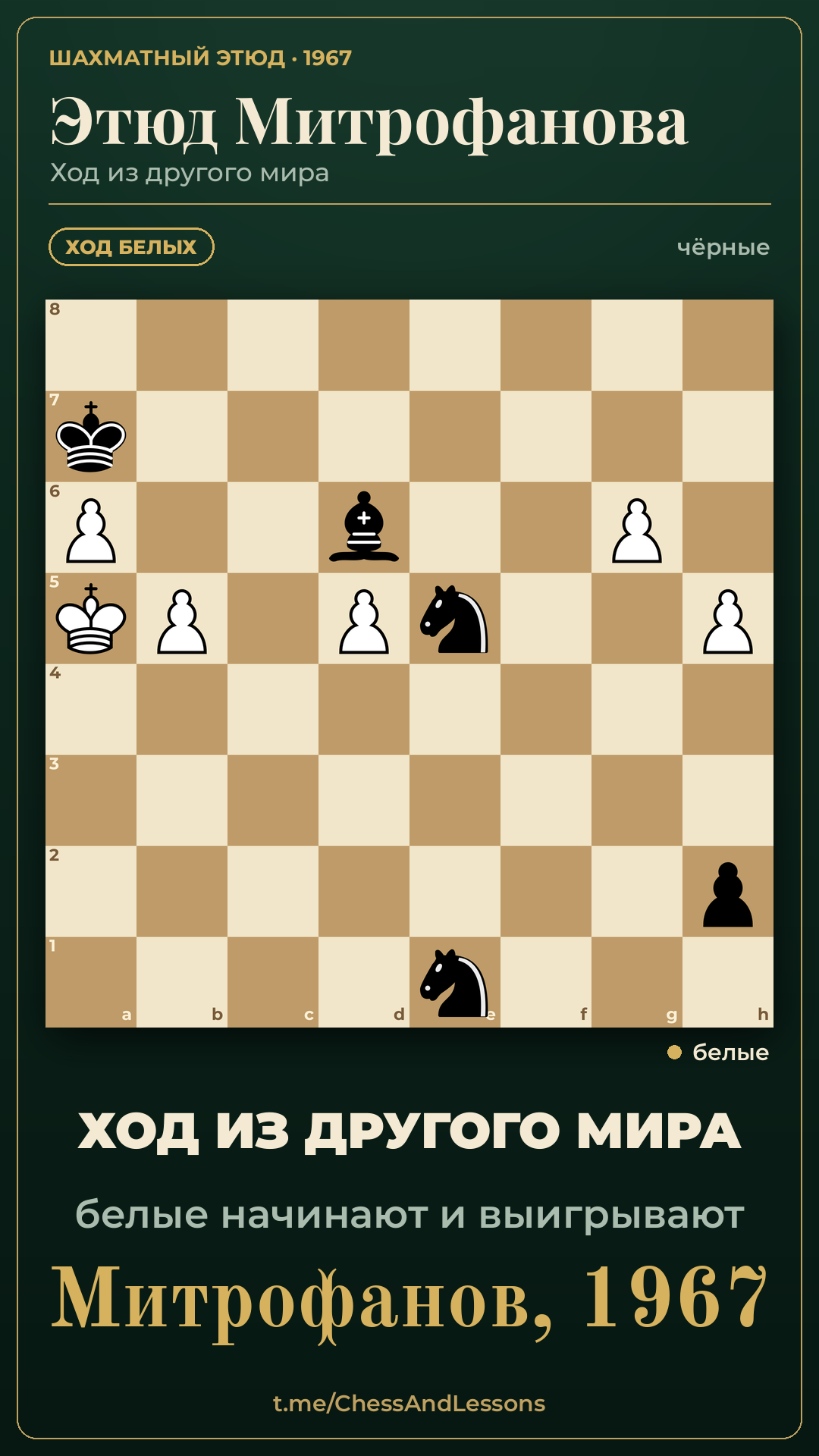 Этюд Митрофанова: ход из другого мира